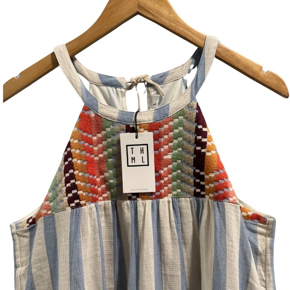 THML Embroidery Dress Size Large NWT - Picture 2 of 6
